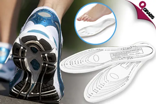 From QR25, Walk on Air with Comfy Shoe Insoles that Mold to the Shape of Your Feet! (Up to QR90 Value)
